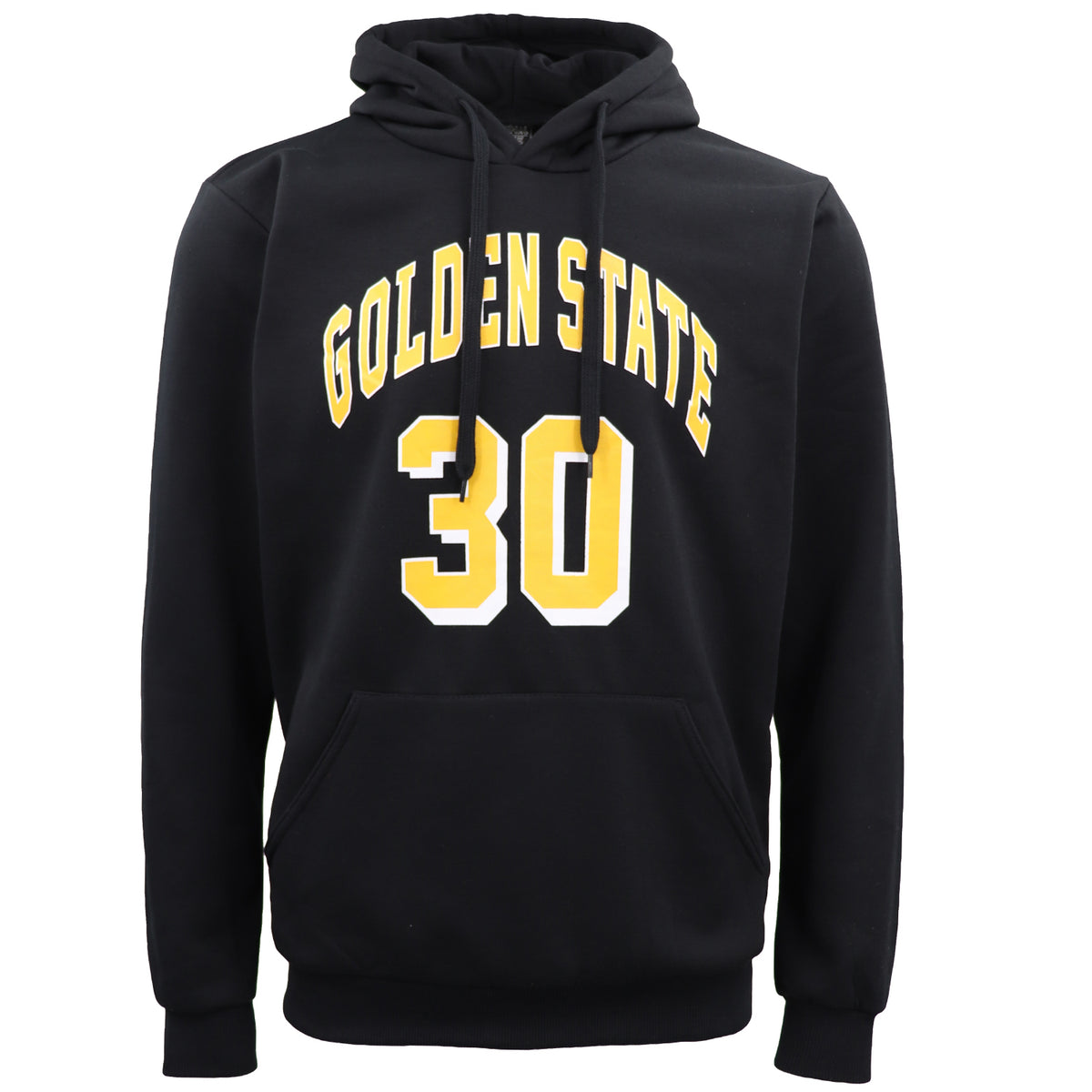 Men's fleece pullover hoodie with sports print in Blue - Golden State 30, size M – product image 4 of 8