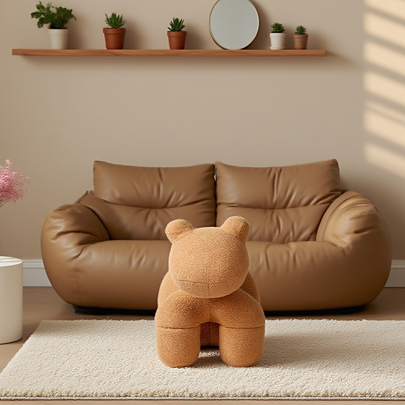 Lamb Stool Chair Brown — product image 2