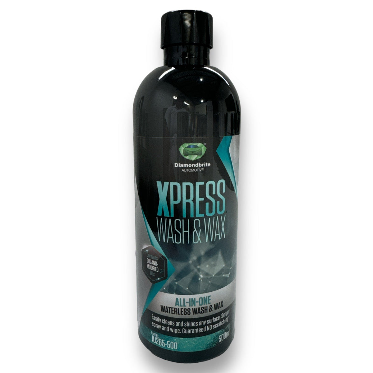 Diamondbrite Xpress Waterless Car Wash & Wax – 500 mL with 2 Cloths