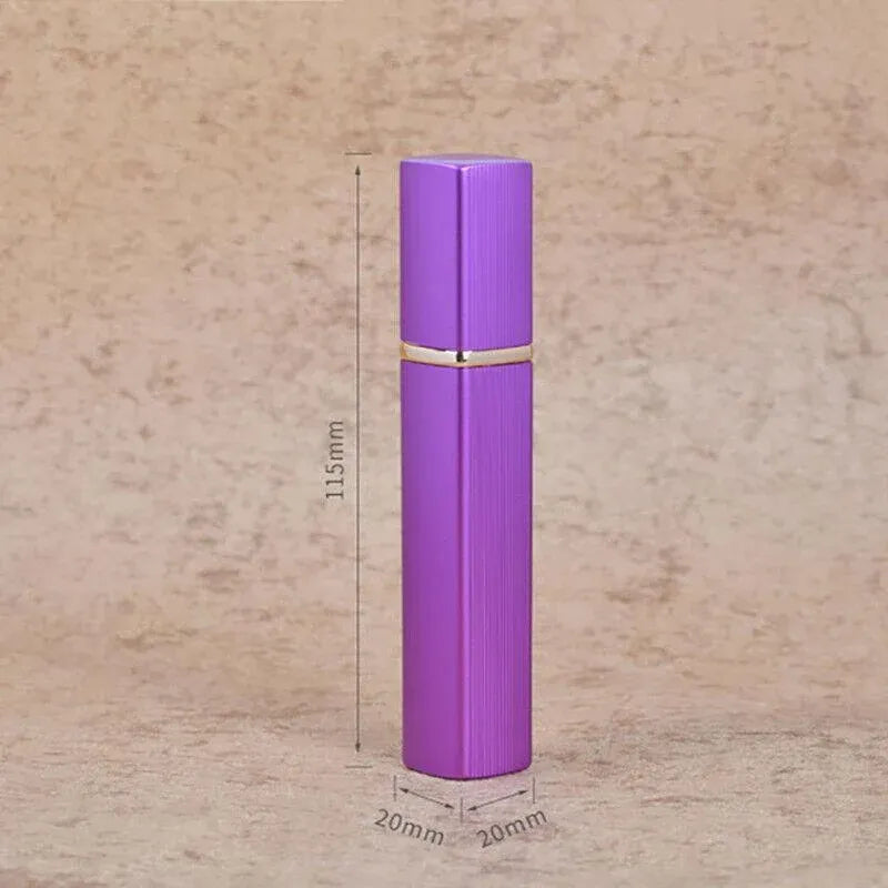 12Ml Portable Mini Perfume Atomiser Bottle Perfume Atomiser Spray Pump - Purple