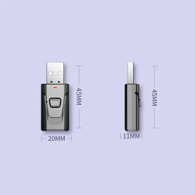 2 in 1 Bluetooth 5.0 USB Audio Transmitter Receiver with 3.5mm AUX Adapter — product image 3