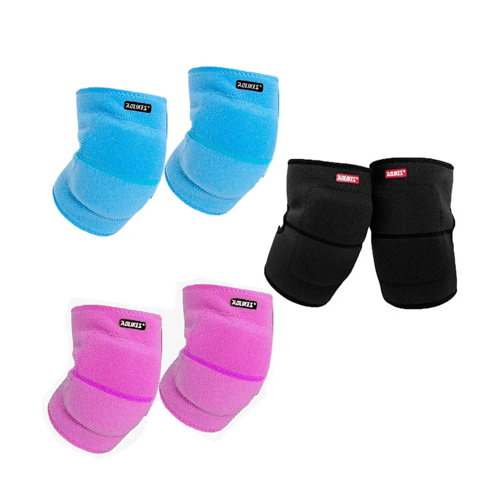 AOLIKES S Size Knee Pad Crash Proof Anti-Slip for Young Users Sports Protection - Blue