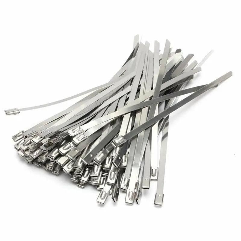 20X Stainless Steel Cable Ties S304 Marine Grade Zip Strap Locking Wrap 100-800Mm - 4.6x350mm — product photo 4
