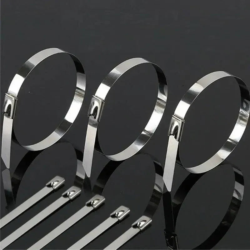 20X Stainless Steel Cable Ties S304 Marine Grade Zip Strap Locking Wrap 100-800Mm - 4.6x350mm — product photo 7