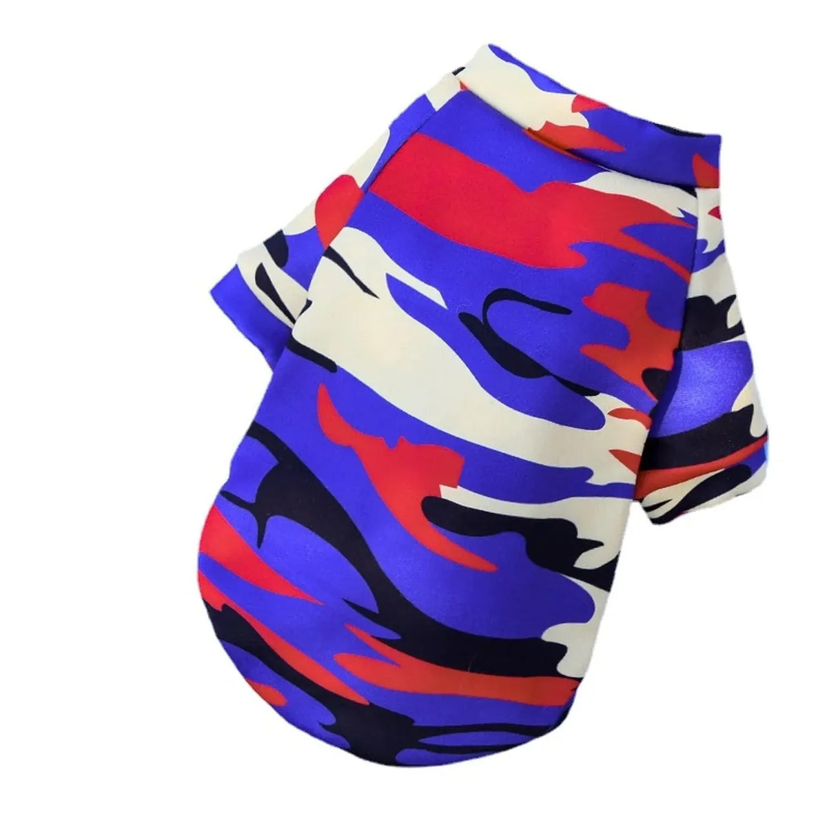 Plush Pet Winter Jumper - Medium, Purple Camouflage