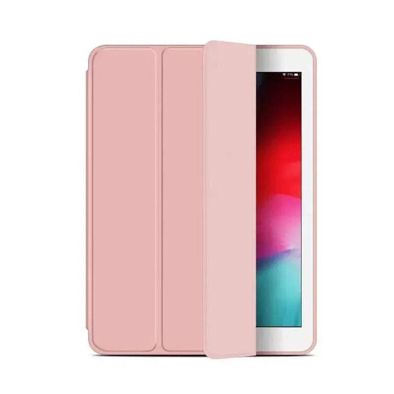 Shockproof Silicone iPad 2017 Case with Pencil Slot and Smart Cover – 6 Colour Options - Grey