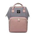 Baby Nappy Changing Backpack – Pink/Grey, 40cm — product image 1