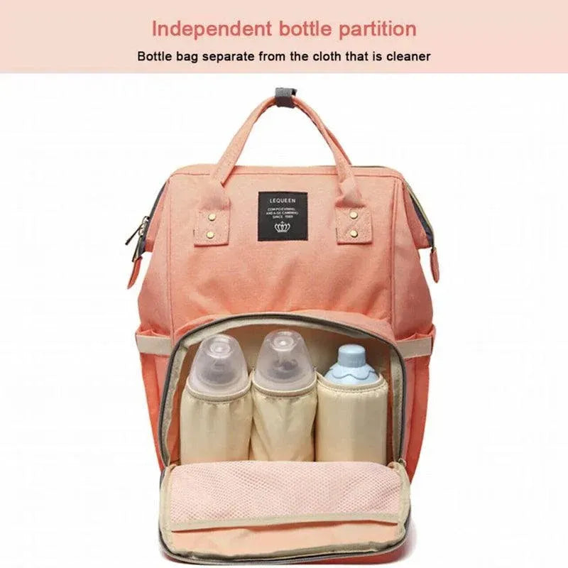 Baby Nappy Changing Backpack – Pink/Grey, 40cm — product image 12