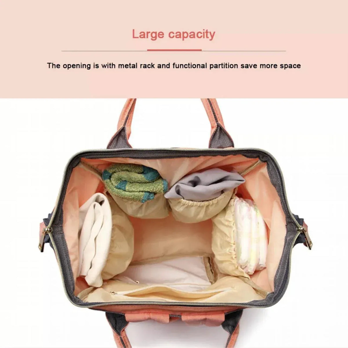 Baby Nappy Changing Backpack – Navy, 40cm — product image 6