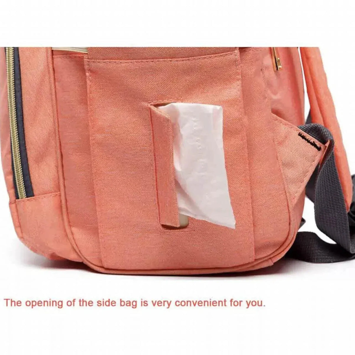 Baby Nappy Changing Backpack – Dark Grey, 40cm — product image 8