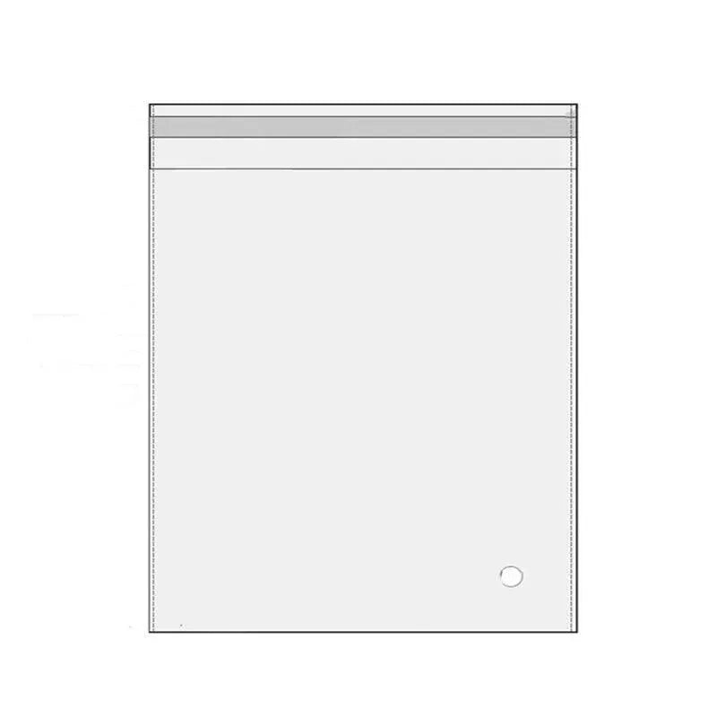 Multi-size Clear Self-Seal Cellophane Bags - Bulk Adhesive Opp - 20*30+4