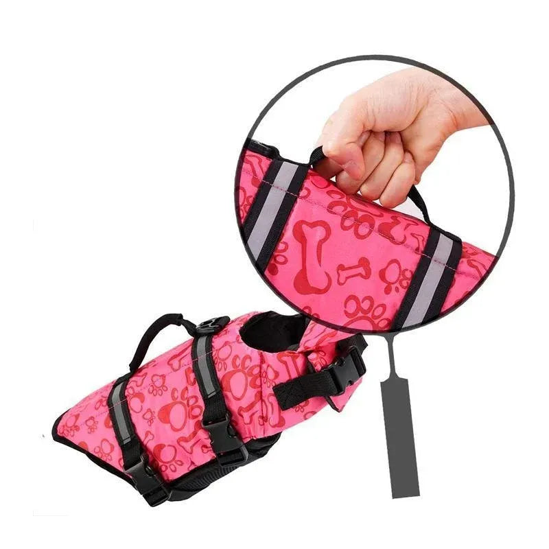 Dog Buoyancy & Swimming Safety Vest - Red, XS
