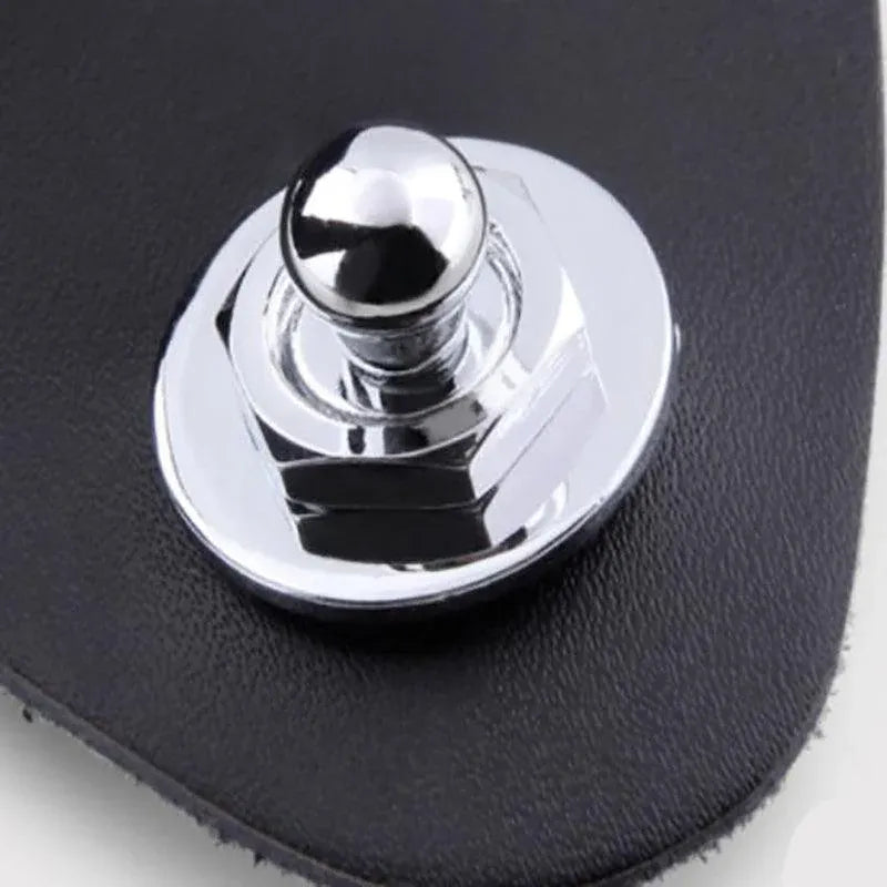 1PC Buttons Straplocks Bass Replacement Strap Locks Electric Acoustic Guitar - Silver — product image 11