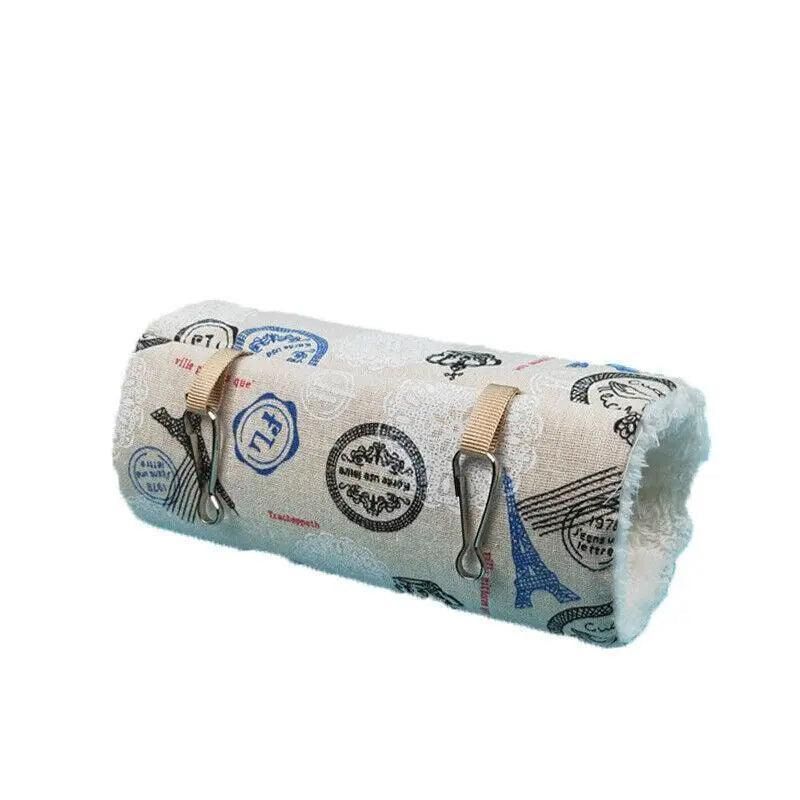 Hanging Small Pet Tunnel Hammock - Key Tower Pattern