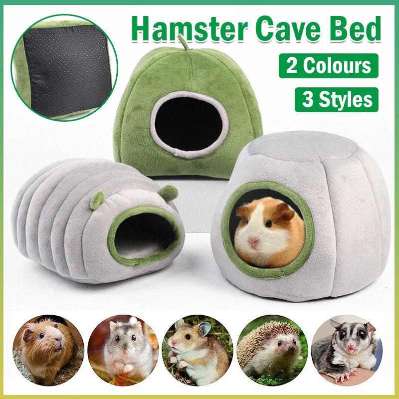 Soft Small Animal Tent & Hideout Bed - Green-Stump