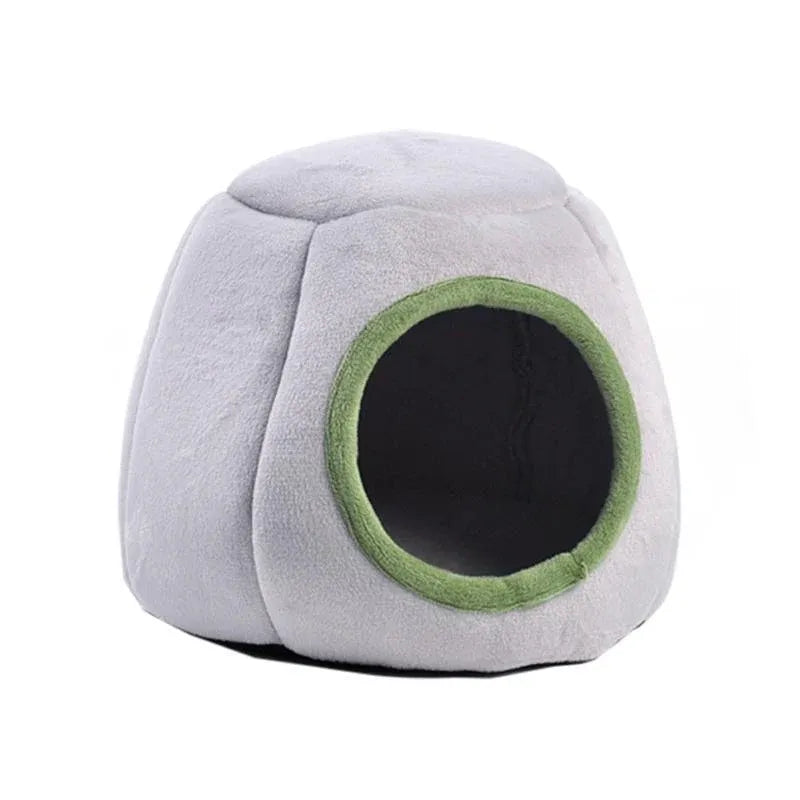 Soft Small Animal Tent & Hideout Bed - Grey-Stump