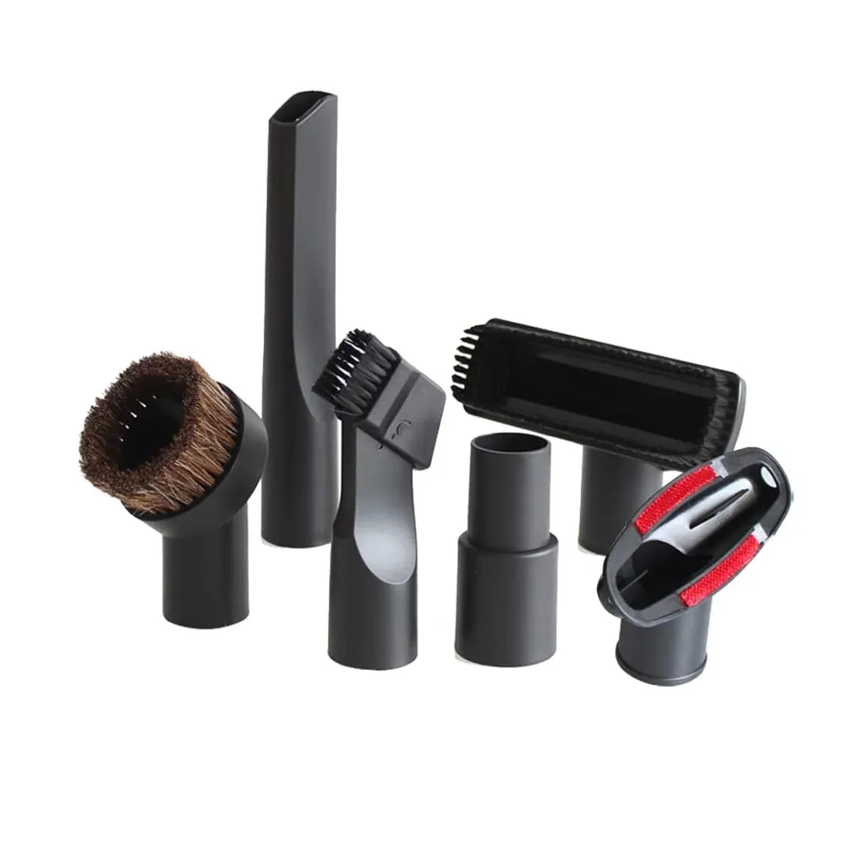 6-Piece Vacuum Cleaner Nozzle and Brush Attachment Set – 32 mm