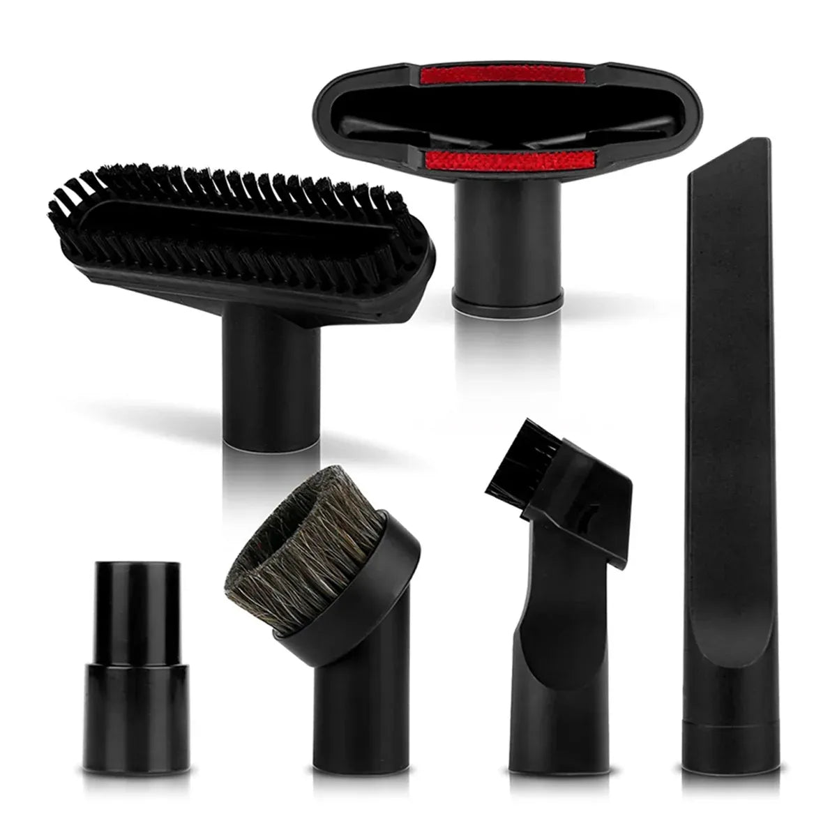 6-Piece Vacuum Cleaner Nozzle and Brush Attachment Set – 32 mm