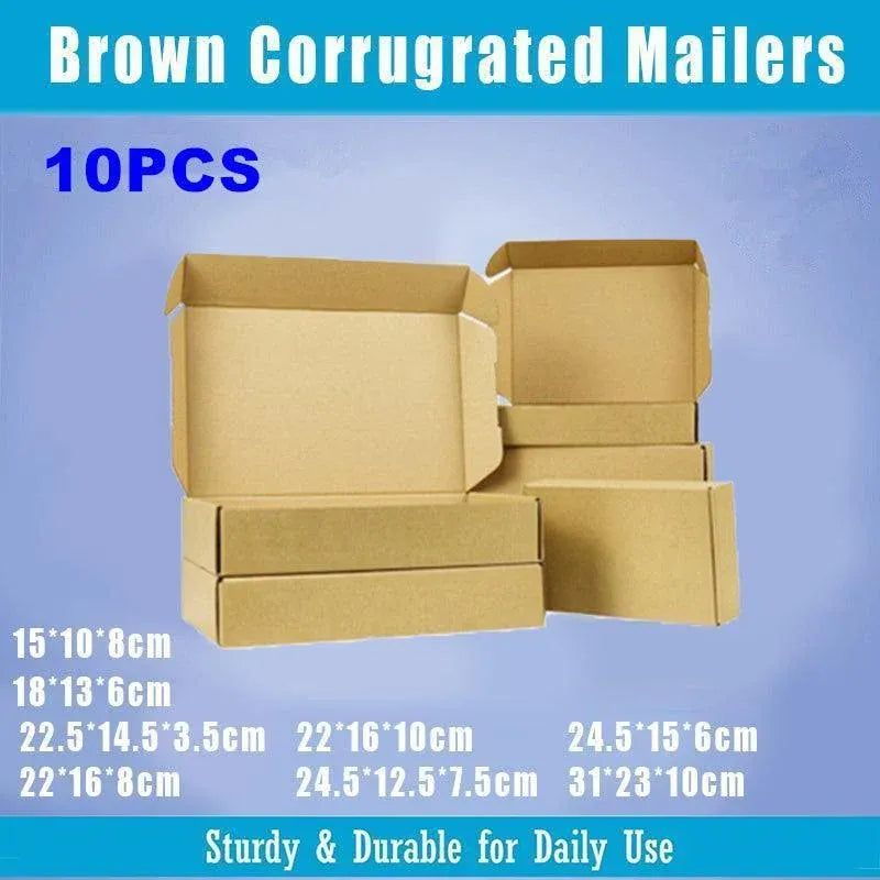 Brown Mailing Box Carton A4 A5 Small Medium Large Cardboard Mailer - 18X13X6CM — product photo 2
