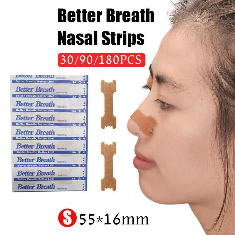 Nasal Strips Stop Snoring Breathe Better Easy Right Anti Snore Nose Strip Medium - 180PCS — product photo 2