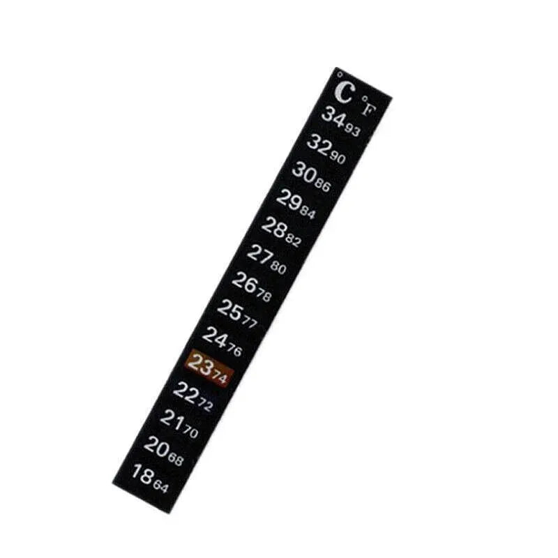 Stick-On Aquarium Temperature Strip Thermometer - 1 Piece