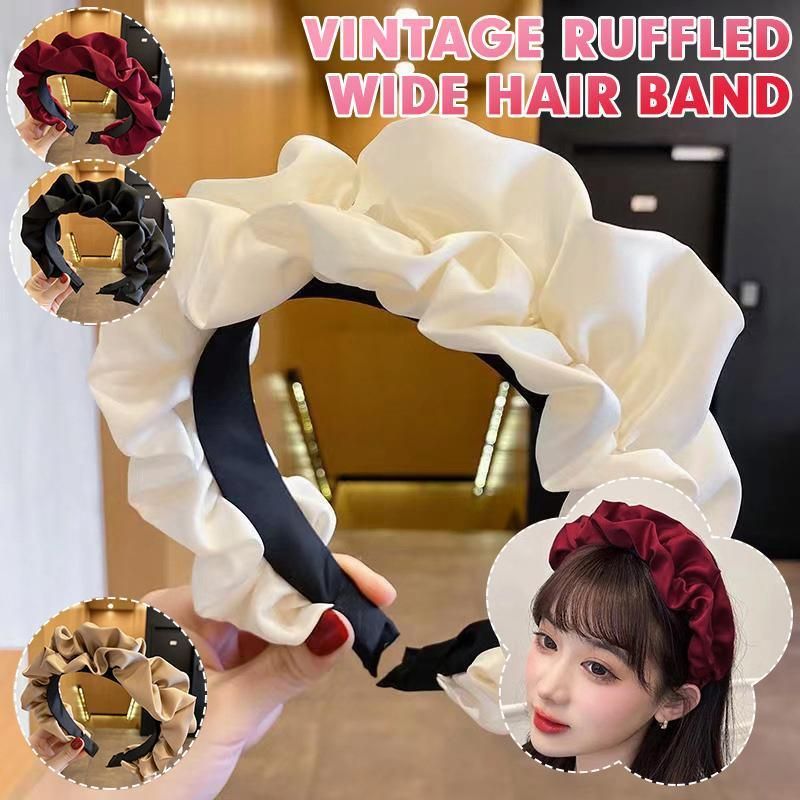 Casual Women Soft Hairband Wide Side Headband Hair Hoop Fashion Accessories - Red