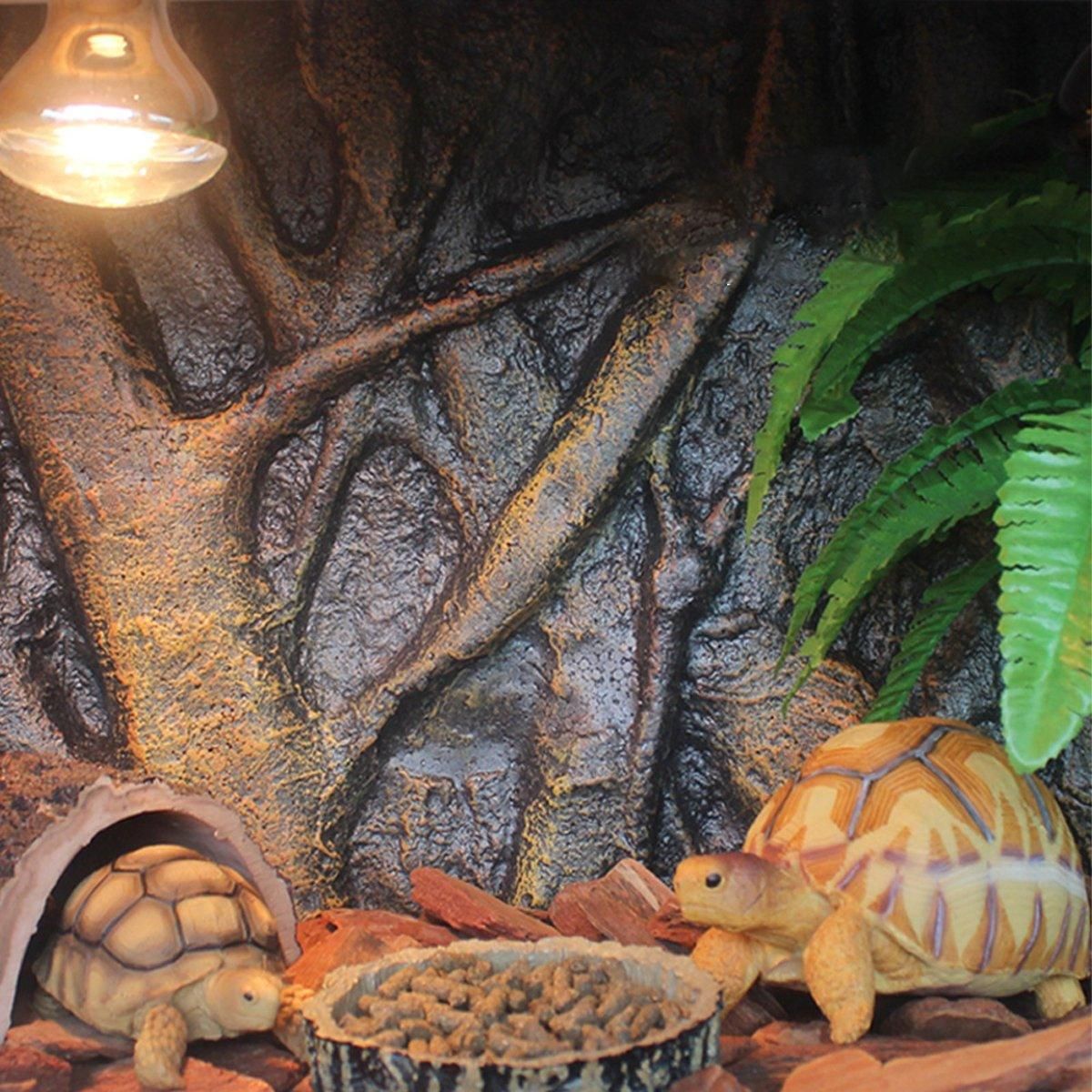3D EPS Foam Reptile Terrarium Background, Style D, 60 × 45 cm