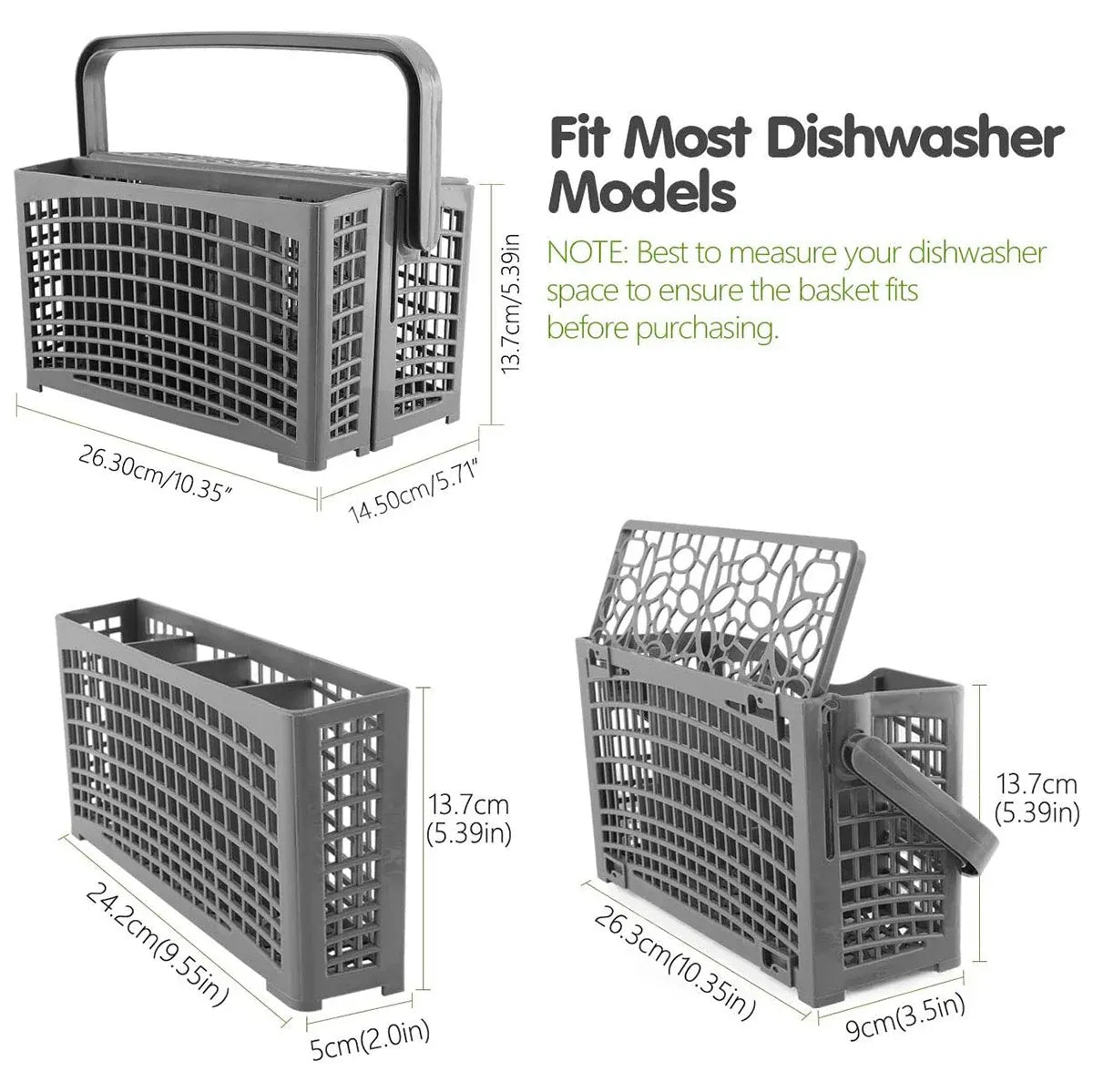 Dishwasher Cutlery Basket for Compatible Dishwasher Models