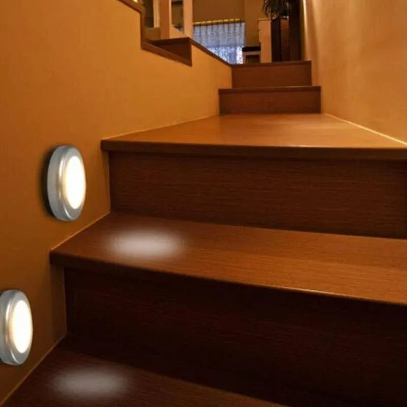 Battery-Operated Motion-Sensor LED Night Light – White, Warm White — product image 8 of 13