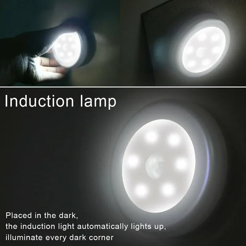 Battery-Operated Motion-Sensor LED Night Light – White, Warm White — product image 11 of 13