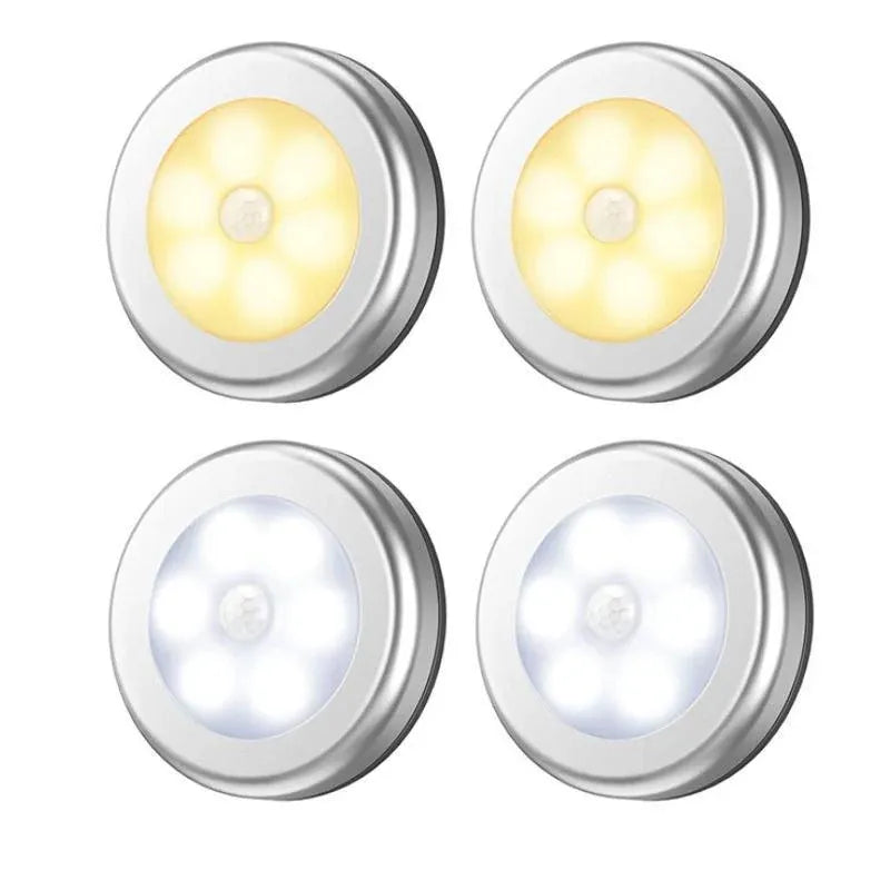 Battery-Operated Motion-Sensor LED Night Light – White, Warm White — product image 13 of 13