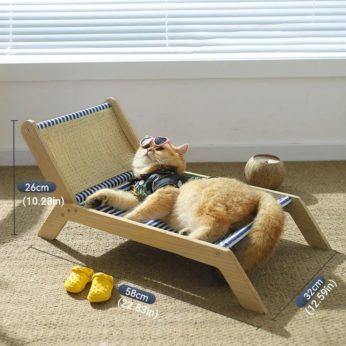 Breathable Summer Cat Lounger Bed - product photo 3 of 13