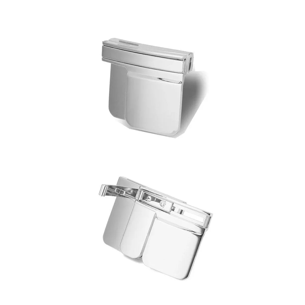 Folding Multipurpose Belt Clip Adjustable Buckle for Pants Belts and Accessories - Black