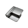 Folding Multipurpose Belt Clip Adjustable Buckle for Pants Belts and Accessories - Silver