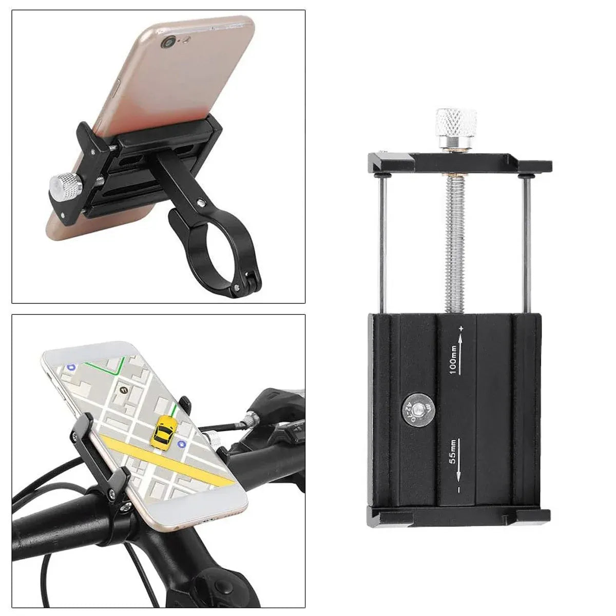 Aluminum Alloy Bicycle Mobile Phone Stand Phone Rack Cycling Accessories Mount