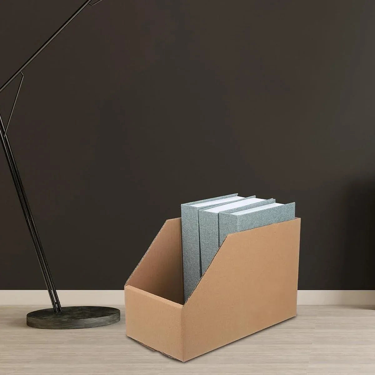 10pcs Slanted Display Boxes for Sorting Organising Storage Containers Organizer - 60cm x 30cm x 20cm