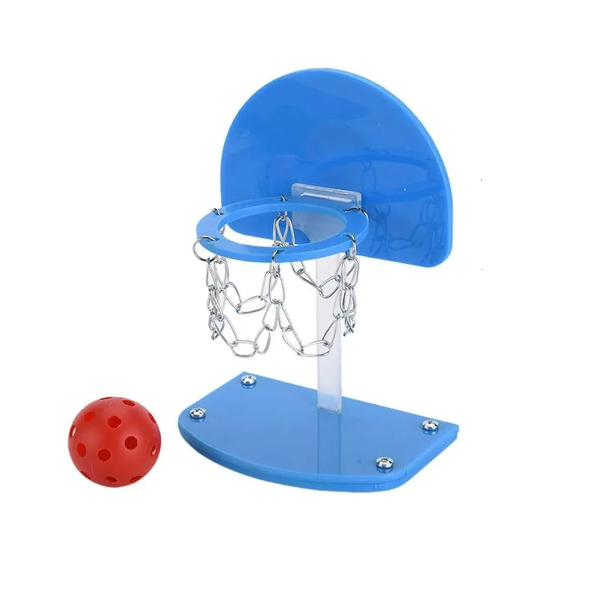 Mini Parrot Basketball Training Game - Blue, 15 cm