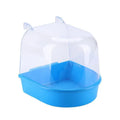 Hanging Bird Cage Bath Tub - Blue, 13.5 × 13 × 13 cm