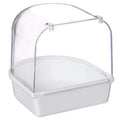 Hanging Bird Cage Bath Tub - White, 13.5 × 13 × 13 cm