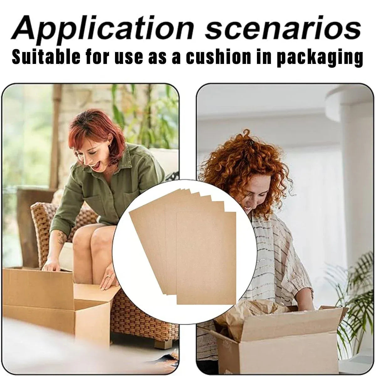 50pcs Corrugated Cardboard Sheets Express Carton Spacer Gasket Packing Material - 21x30cm — product photo 9