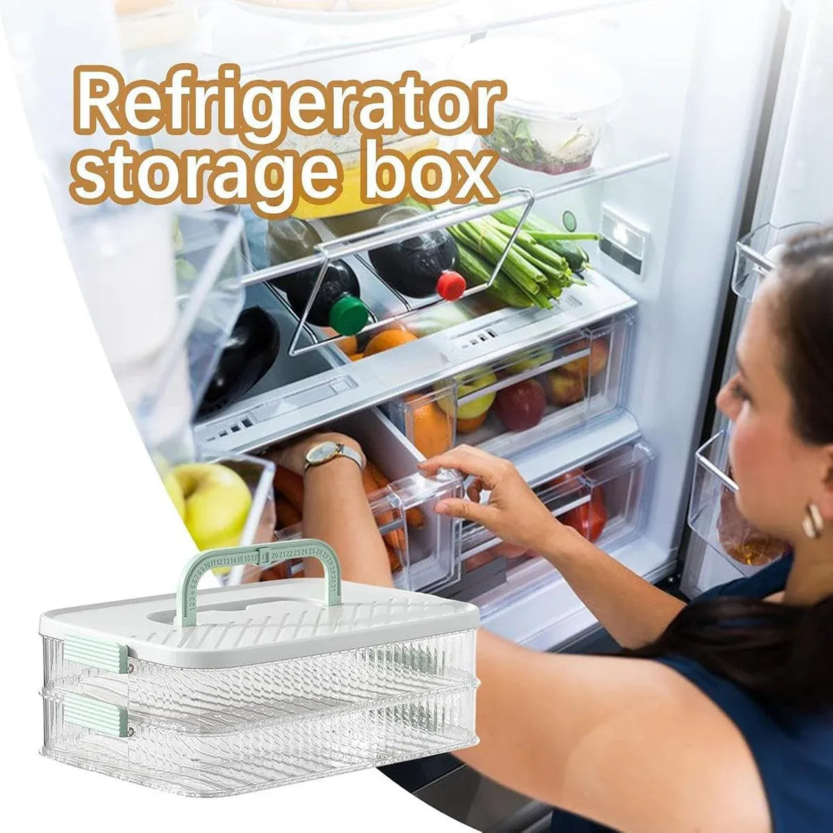 Multi Layer Dumpling Storage Box Refrigerator Freezer Organizer for Wonton — product image 7