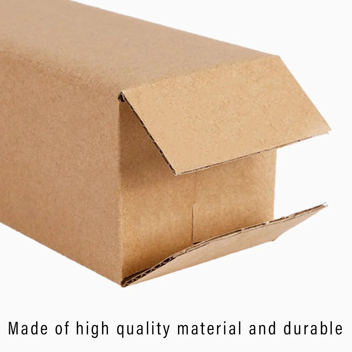 50pcs Long Strip Carton Flat Square Durable Shipping Boxes for Packaging Storage - 6.5cm x 6.5cm x 28cm — product photo 7