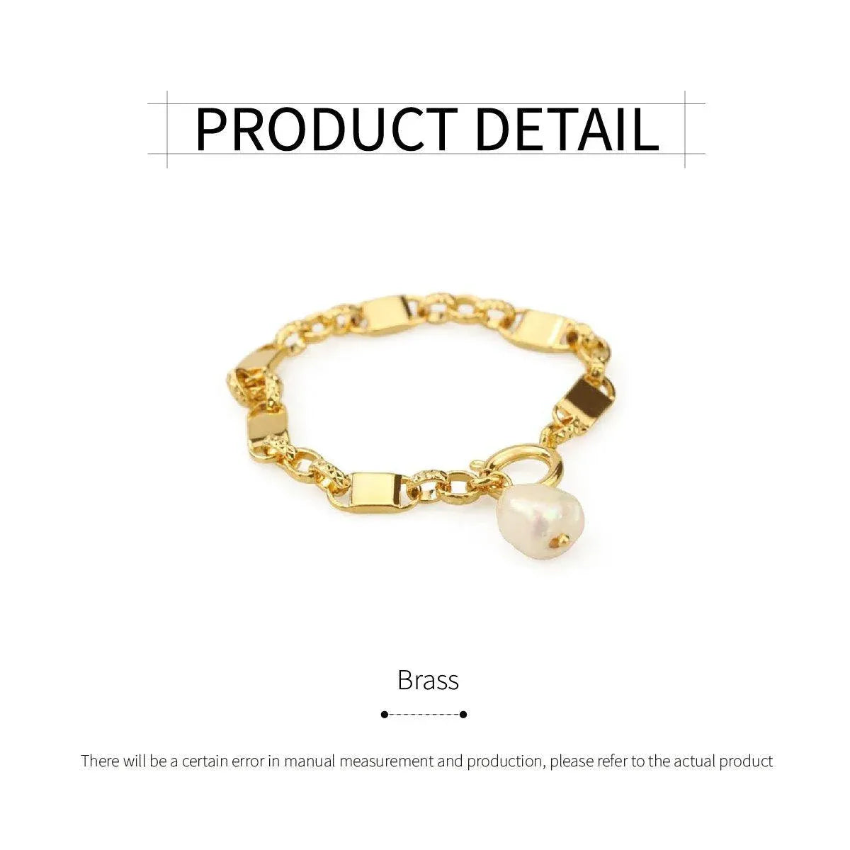 Simple Chunky Chain Bracelet Elegant Trendy Fashion Jewelry for Women Gifts