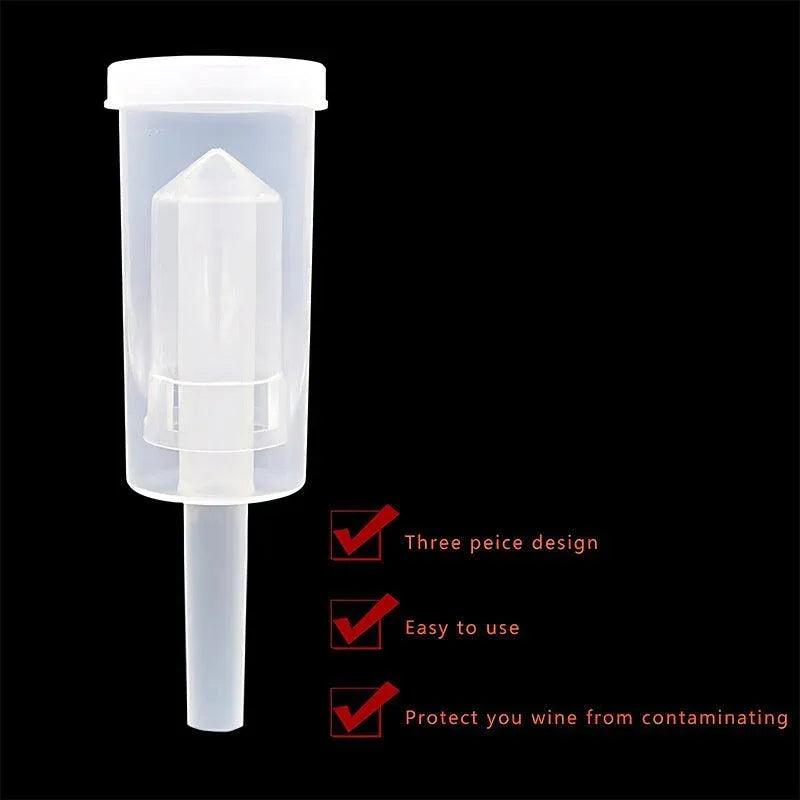 2PCS 3-Piece Brewing Airlock with Grommet for Fermentation Wine Beer DIY — product photo 4