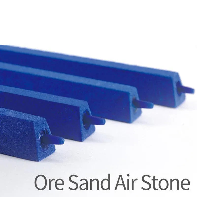 Aquarium Bubble Air Stone Diffuser Log - Blue, Approx. 9.7 cm