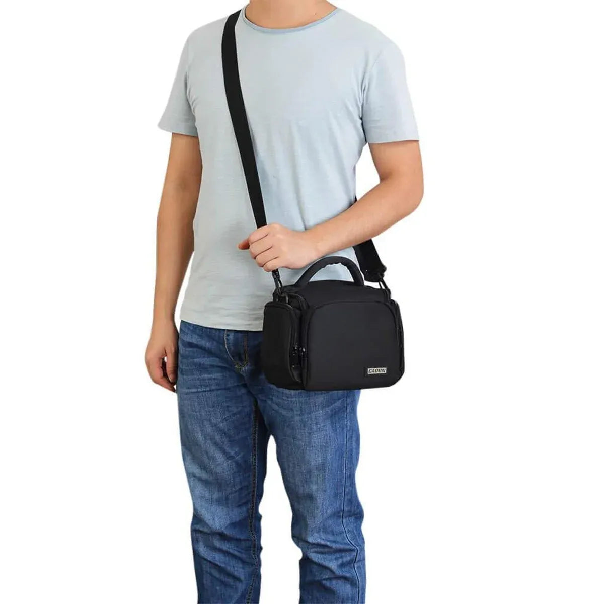 Portable Mirrorless Camera Shoulder Bag Waterproof Shockproof For Camera Storage — product image 13