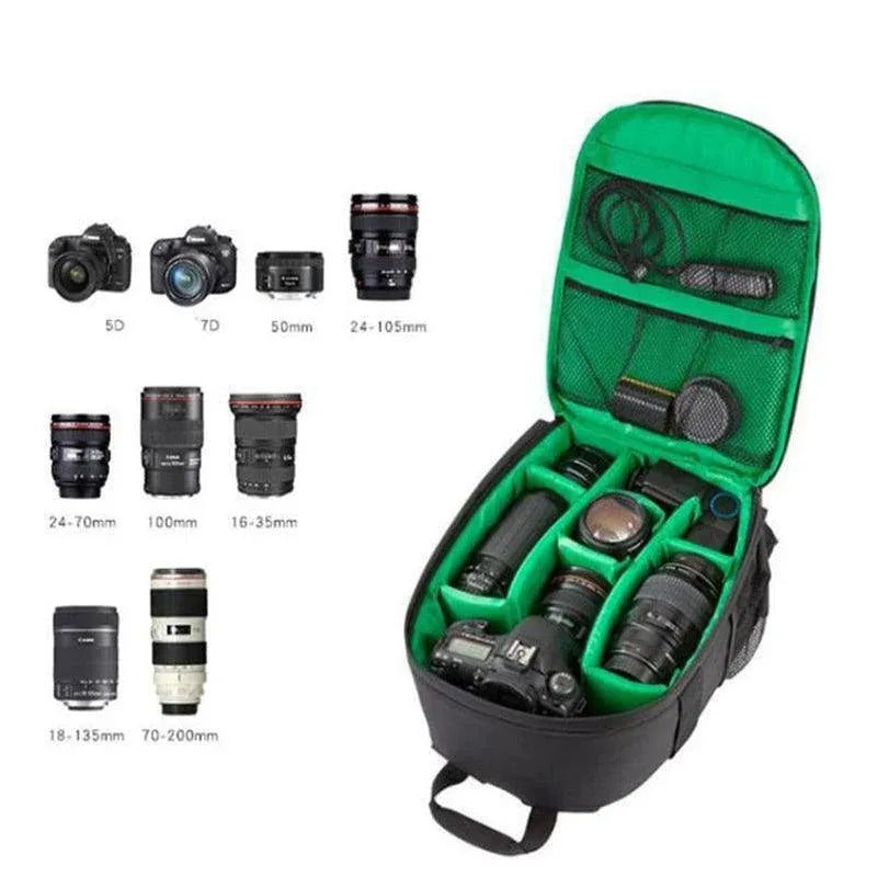 Waterproof DSLR Camera Backpack Multi Functional Rucksack for Canon Nikon Sony - Orange — product image 9