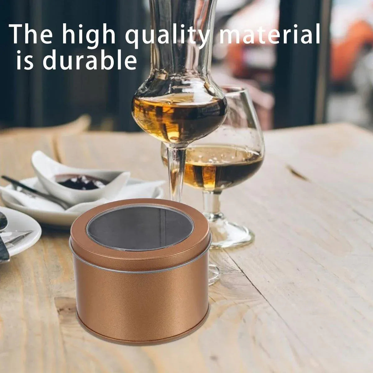 10pcs Open Window Cake Tin Box Bakery Biscuit Packaging Storage Tin Box Set - Gold — product photo 9