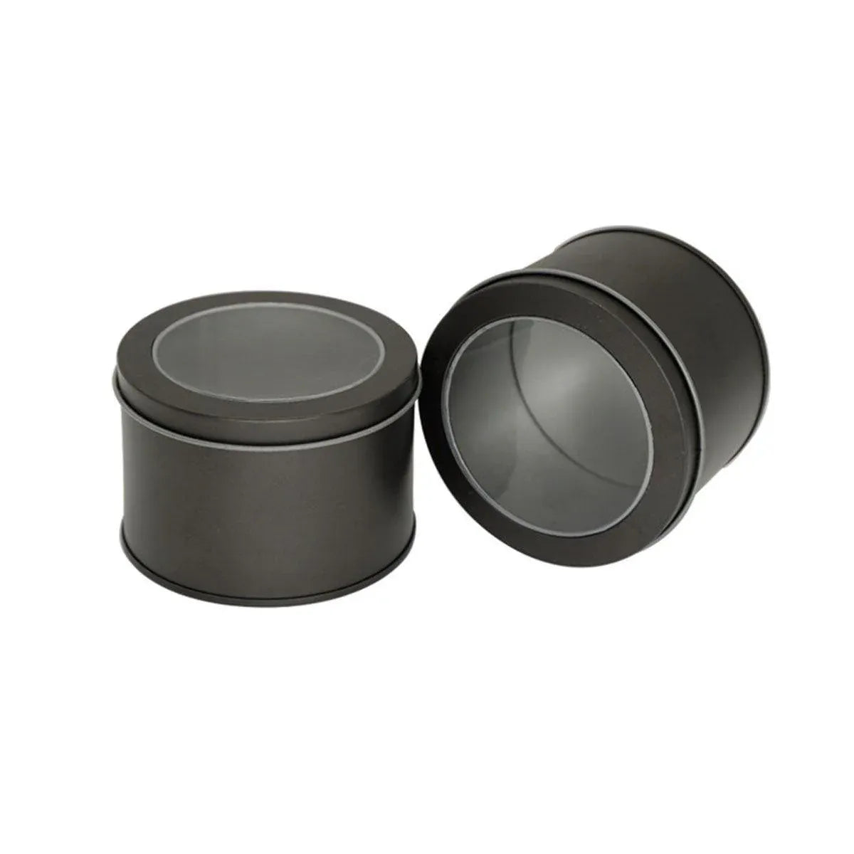 10pcs Open Window Cake Tin Box Bakery Biscuit Packaging Storage Tin Box Set - Gold — product photo 15