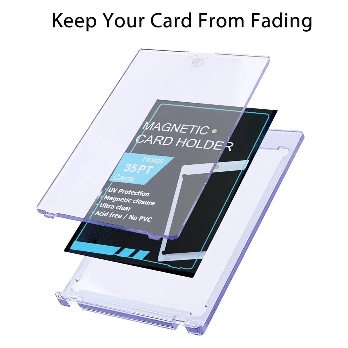 Magnetic Card Sleeve Protector UV Protection Anti Scratch for Cards